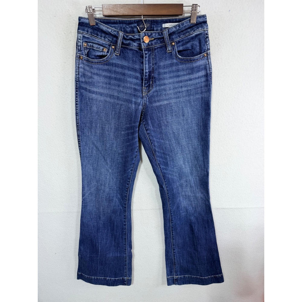 Daytrip Trouser Wide Leg Jeans Women's 27L Blue DBK470 Buckle Western Denim